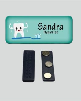 Acrylic Name Badge With Magnet