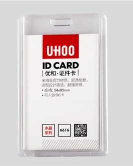 Acrylic id card holder