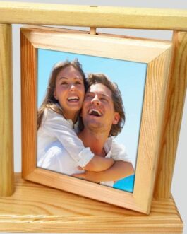 Customised Wooden Rotating Photo Frame